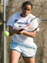 Nyska Etienne won in singles and in double with her partner Stacie Schoon